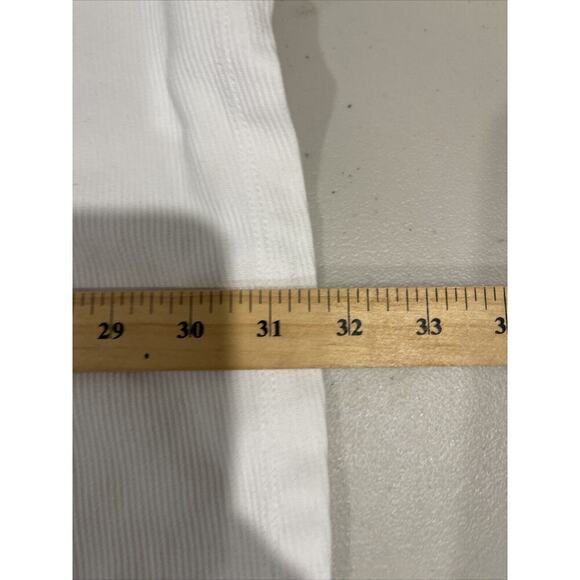 Zara Women M Shift Dress Crew Neck Short Sleeve Cotton Blend Ribbed T Shirt Prep - Picture 8 of 10